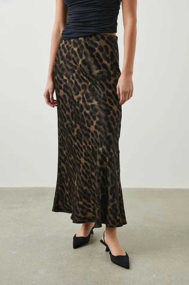 Skirts Women Rails Leia Skirt Umber Leopard