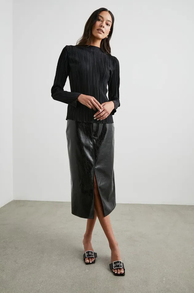 Skirts Women Rails Norma Skirt Black Patent