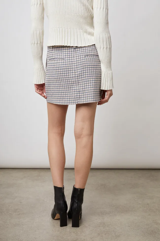 Skirts Women Rails Prim Skirt Lilac Navy Mini Check