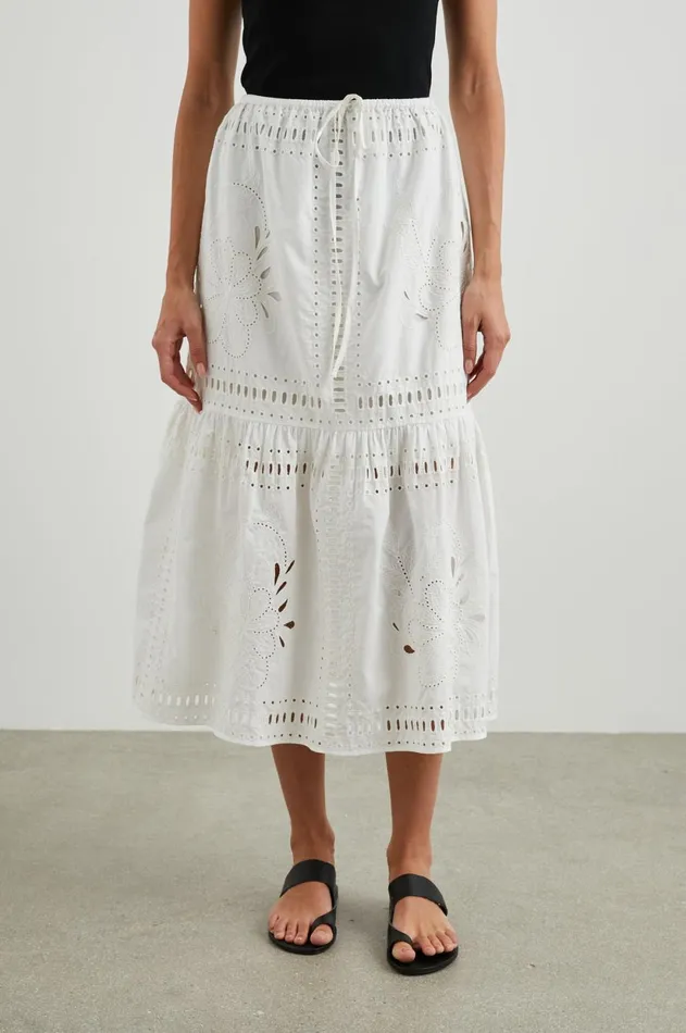 Skirts Women Rails Prina Skirt White