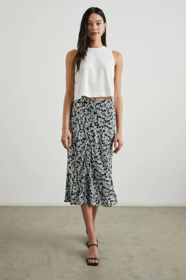 Skirts Women Rails Rosetta Skirt Midnight Meadow Floral