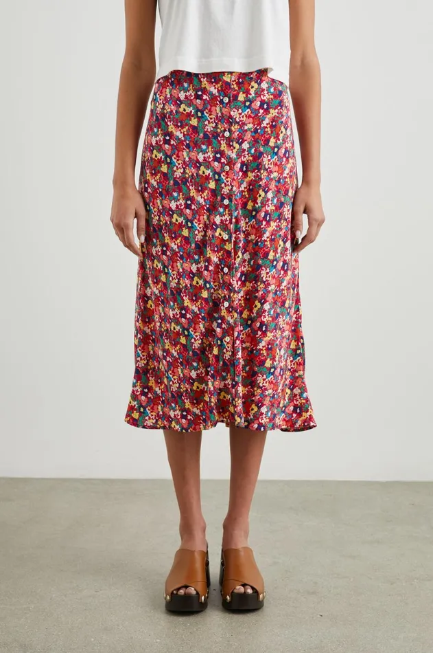 Skirts Women Rails Rosetta Skirt Scarlet Floral