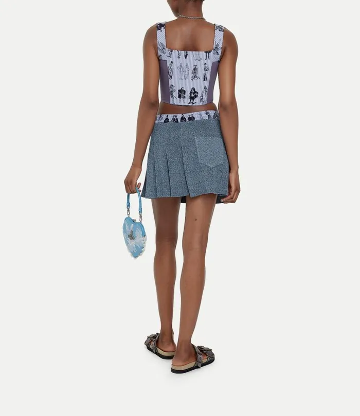 Skirts Women Vivienne Westwood Bea Kilt In BlueTweed