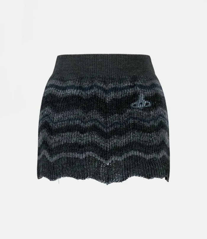 Skirts Women Vivienne Westwood Bedrock Skirt In MelangeBlue