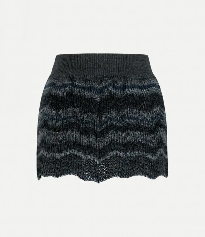 Skirts Women Vivienne Westwood Bedrock Skirt In MelangeBlue