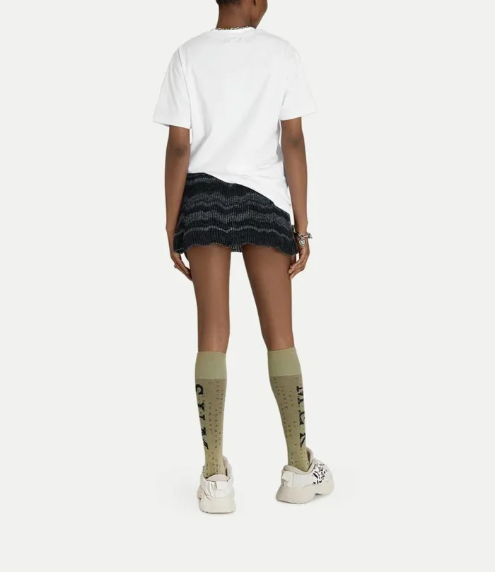 Skirts Women Vivienne Westwood Bedrock Skirt In MelangeBlue