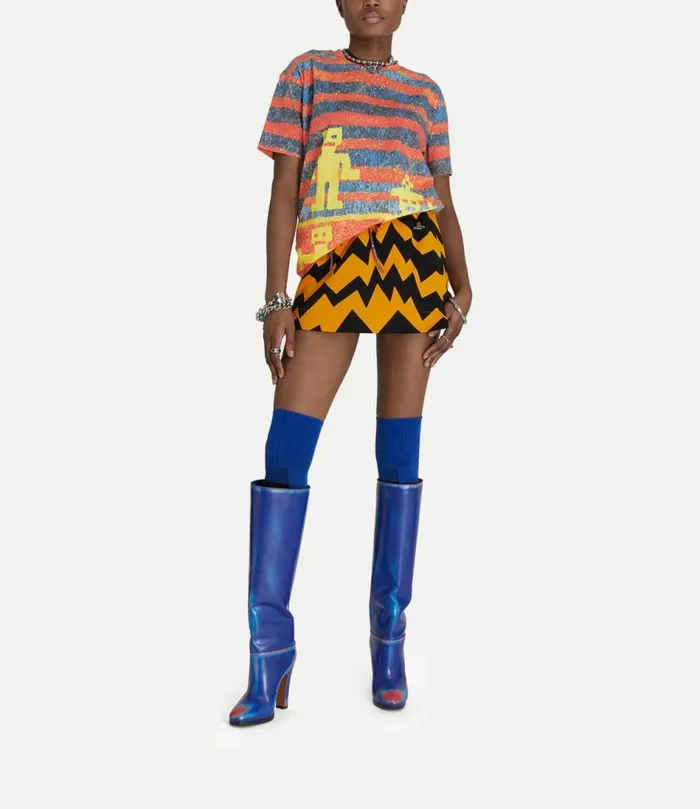 Skirts Women Vivienne Westwood Boxer Mini Skirt In ZigZag
