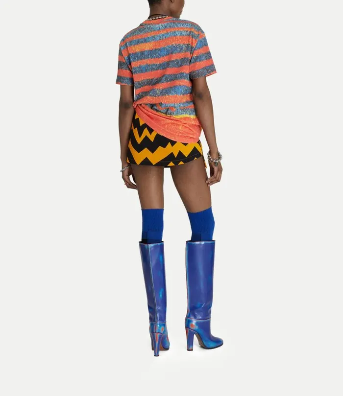 Skirts Women Vivienne Westwood Boxer Mini Skirt In ZigZag