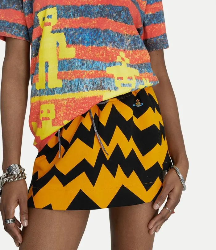 Skirts Women Vivienne Westwood Boxer Mini Skirt In ZigZag