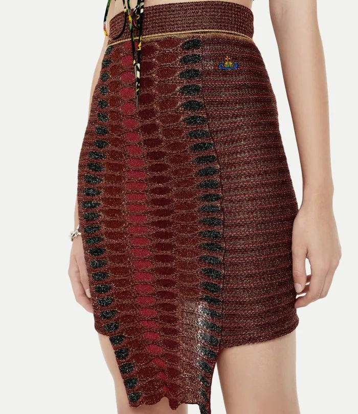 Skirts Women Vivienne Westwood Edith Skirt In MultiRedGold