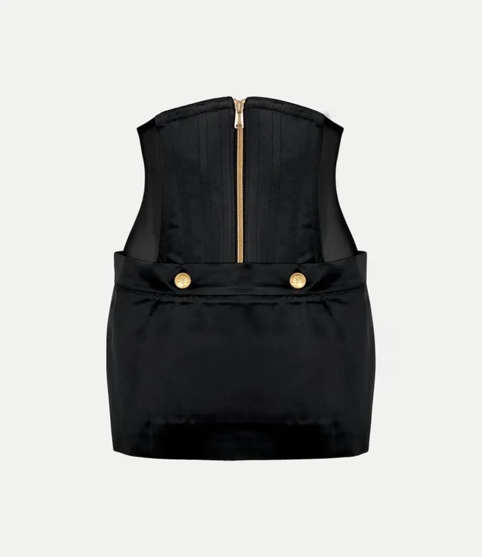 Skirts Women Vivienne Westwood Foam Corset Skirt In Black
