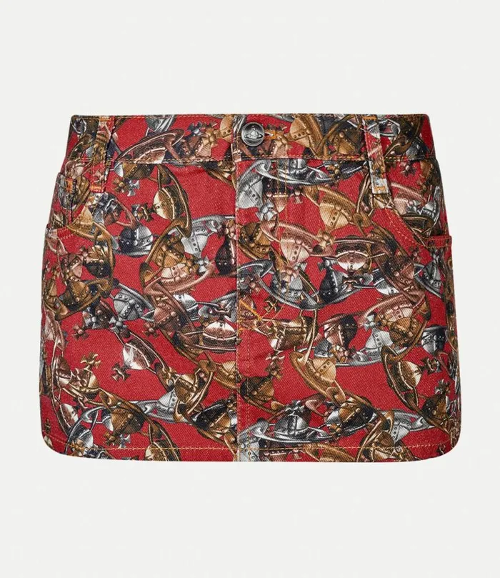 Skirts Women Vivienne Westwood Foam Denim Skirt In CrazyOrb