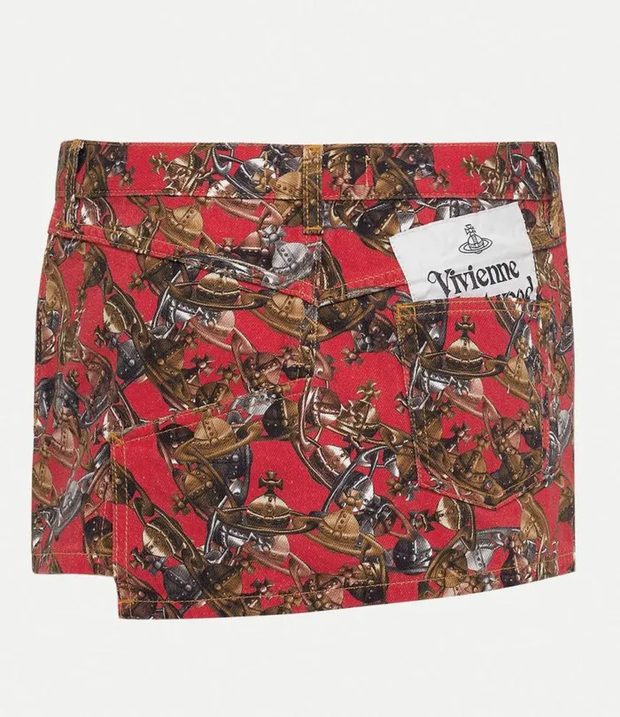 Skirts Women Vivienne Westwood Foam Denim Skirt In CrazyOrb