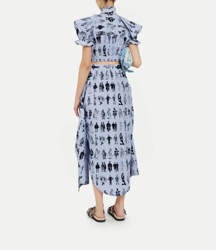 Skirts Women Vivienne Westwood Long Knockout Skirt In EvolutionOfMen