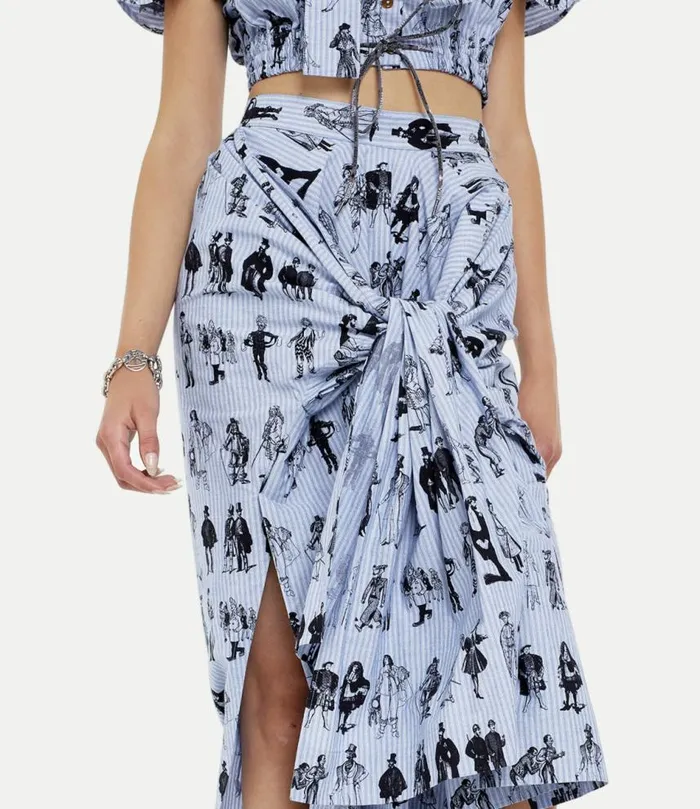 Skirts Women Vivienne Westwood Long Knockout Skirt In EvolutionOfMen