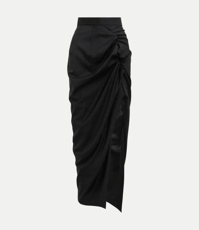 Skirts Women Vivienne Westwood Long Side Panther Skirt In Black