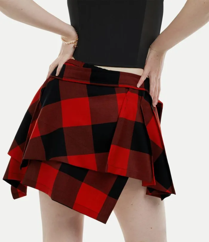 Skirts Women Vivienne Westwood Meghan Kilt In RedBlack