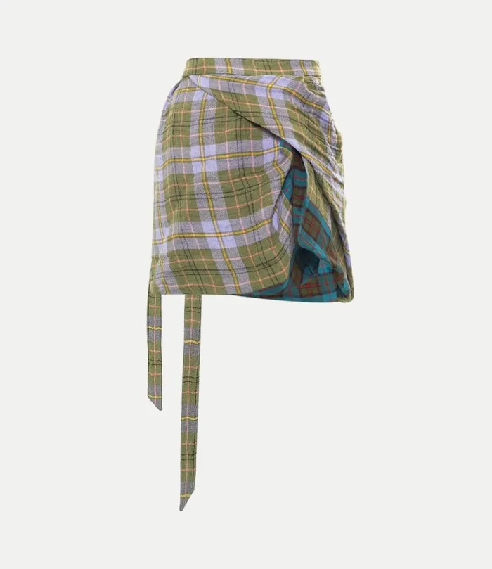 Skirts Women Vivienne Westwood Zora Skirt In CheckOlive