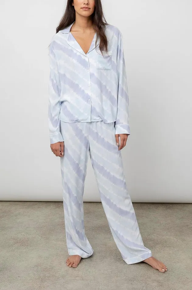 Sleepwear Women Rails Clara Pajama Set Cloud Mist Tie Dye