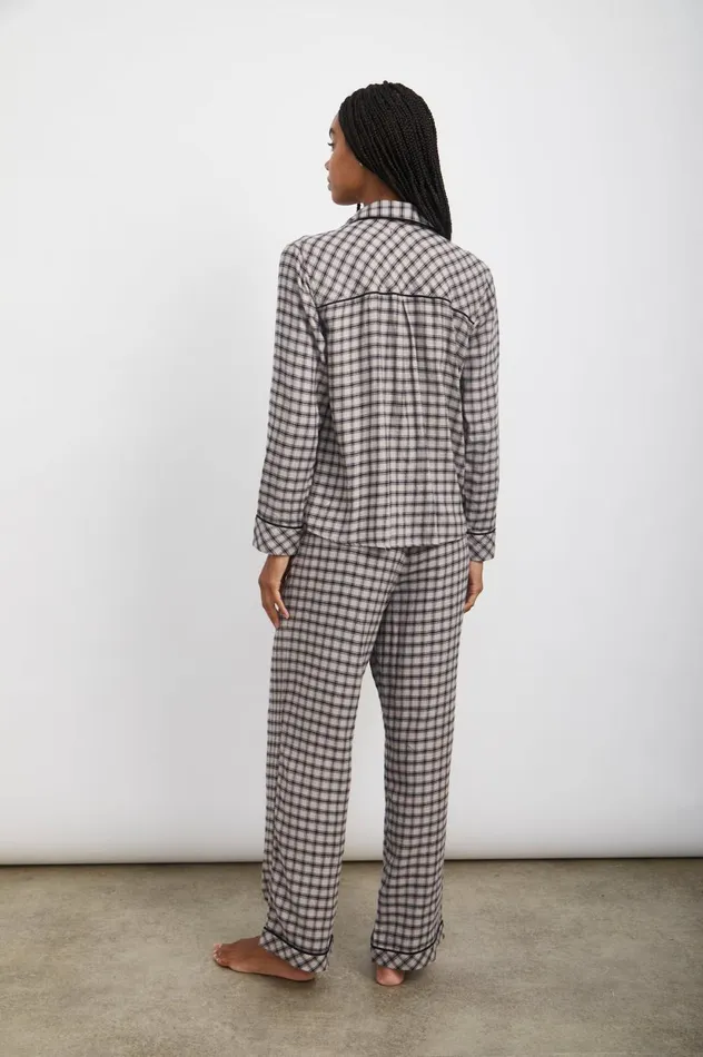 Sleepwear Women Rails Clara Pajama Set Malt Onyx