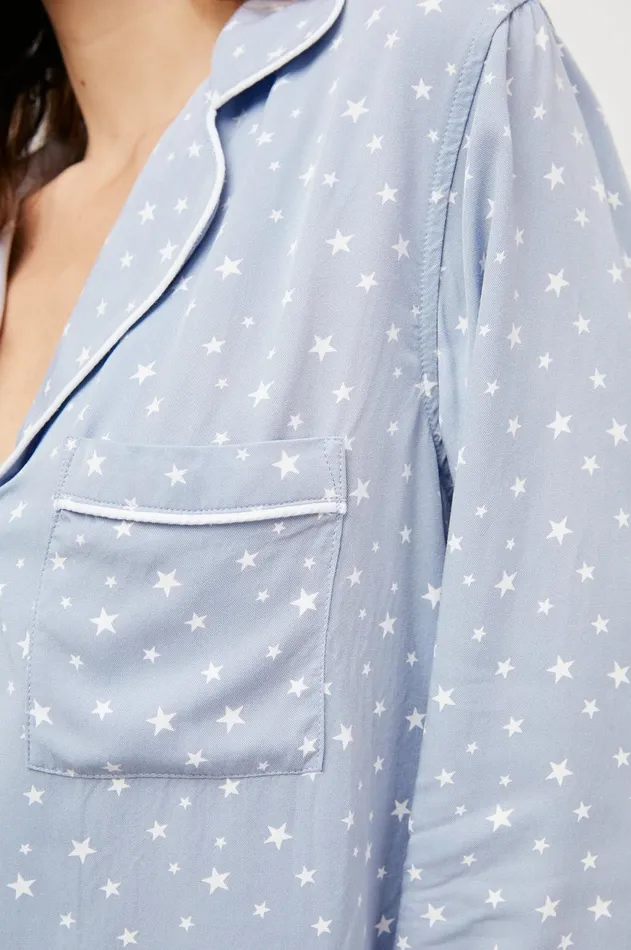 Sleepwear Women Rails Kellen Pajama Set Blue White Stars