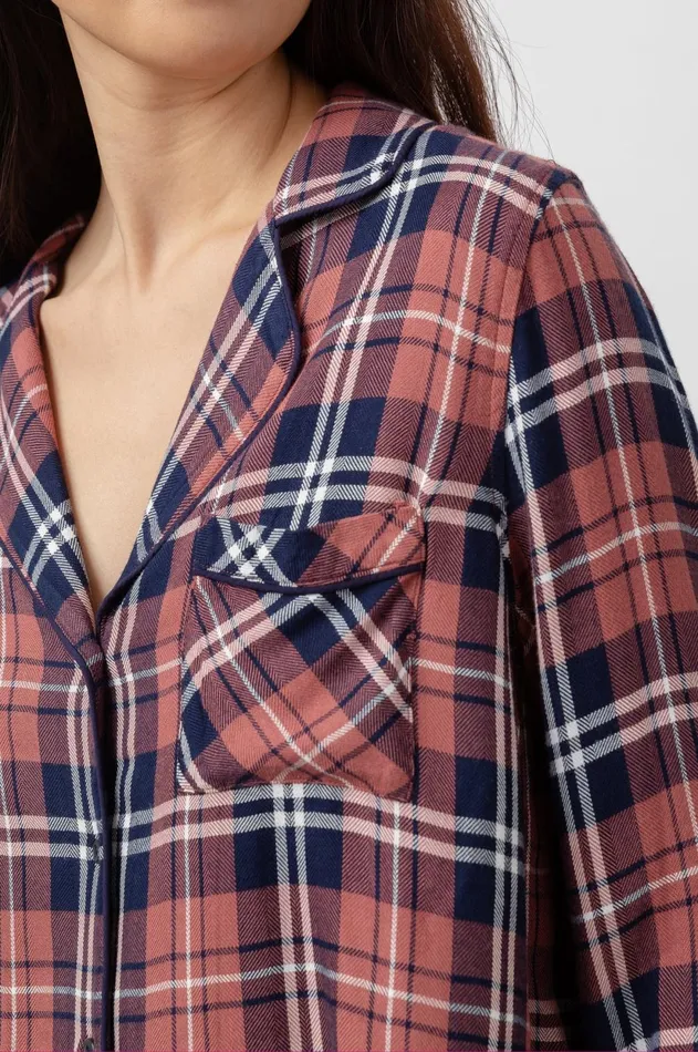 Sleepwear Women Rails Kellen Pajama Set Rose Navy White