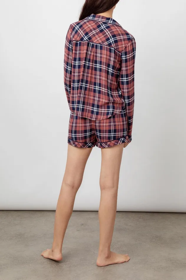 Sleepwear Women Rails Kellen Pajama Set Rose Navy White