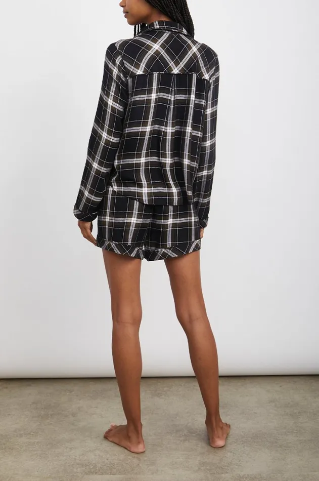 Sleepwear Women Rails Kellen Pajama Set White Kalamata Black