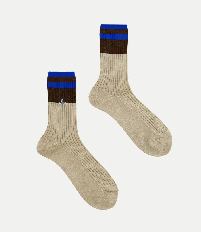 Socks And Tights WomenMen Vivienne Westwood Menso Socks In GreyBeige