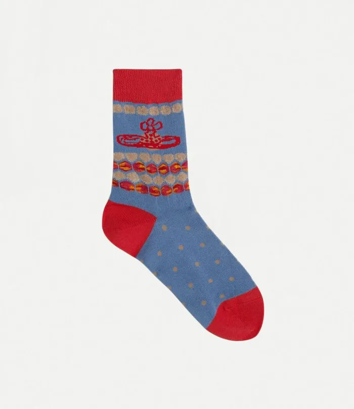 Socks And Tights WomenMen Vivienne Westwood Menso Socks In LightBlue