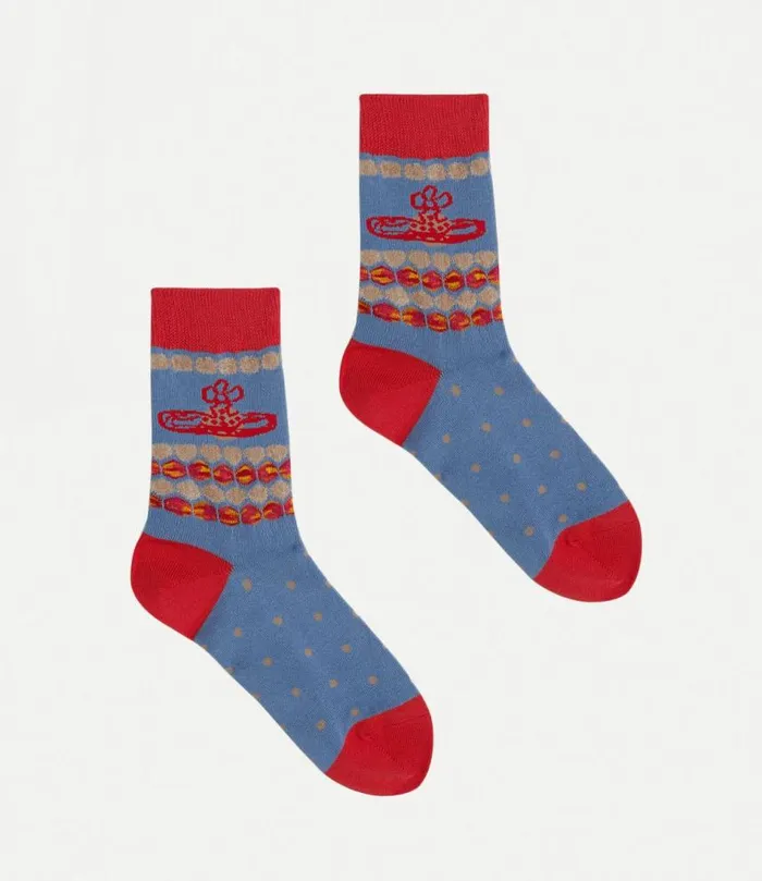 Socks And Tights WomenMen Vivienne Westwood Menso Socks In LightBlue