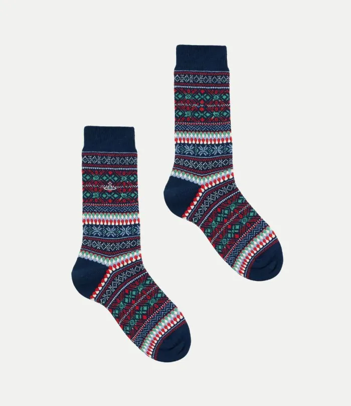 Socks And Tights WomenMen Vivienne Westwood Menso Socks In Navy