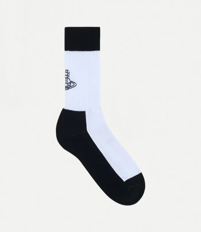 Socks And Tights WomenMen Vivienne Westwood Sporty Socks In White