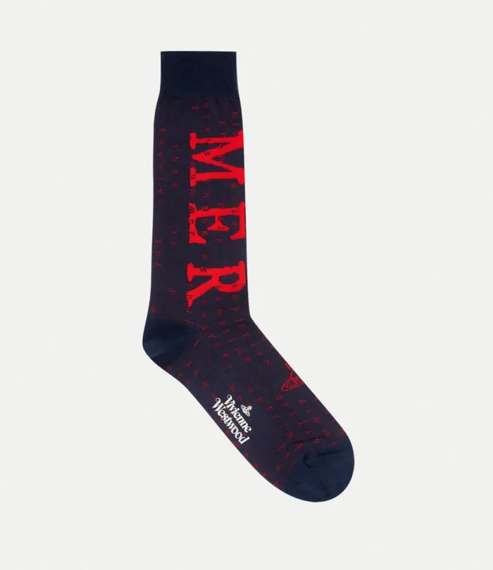 Socks And Tights WomenMen Vivienne Westwood Summer Socks In NavyBlue