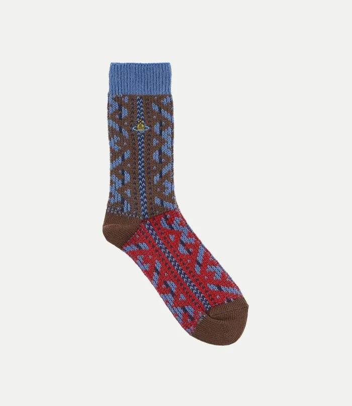 Socks And Tights Women Vivienne Westwood Ladies Socks In Blue