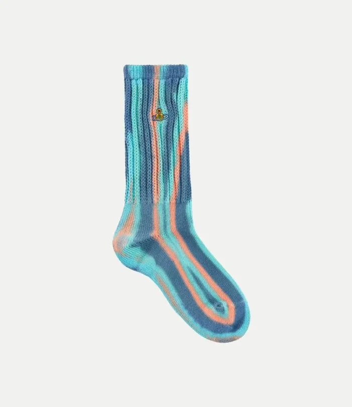 Socks And Tights Women Vivienne Westwood Ladies Socks In BluePink