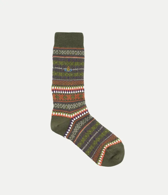 Socks And Tights Women Vivienne Westwood Ladies Socks In Green