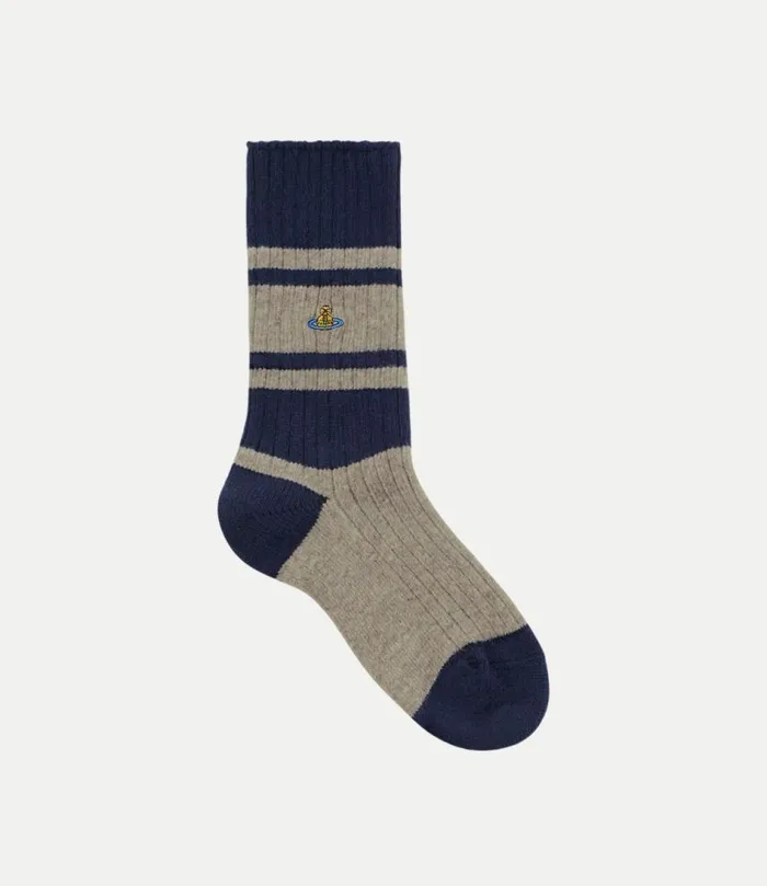 Socks And Tights Women Vivienne Westwood Ladies Socks In GreyBeige