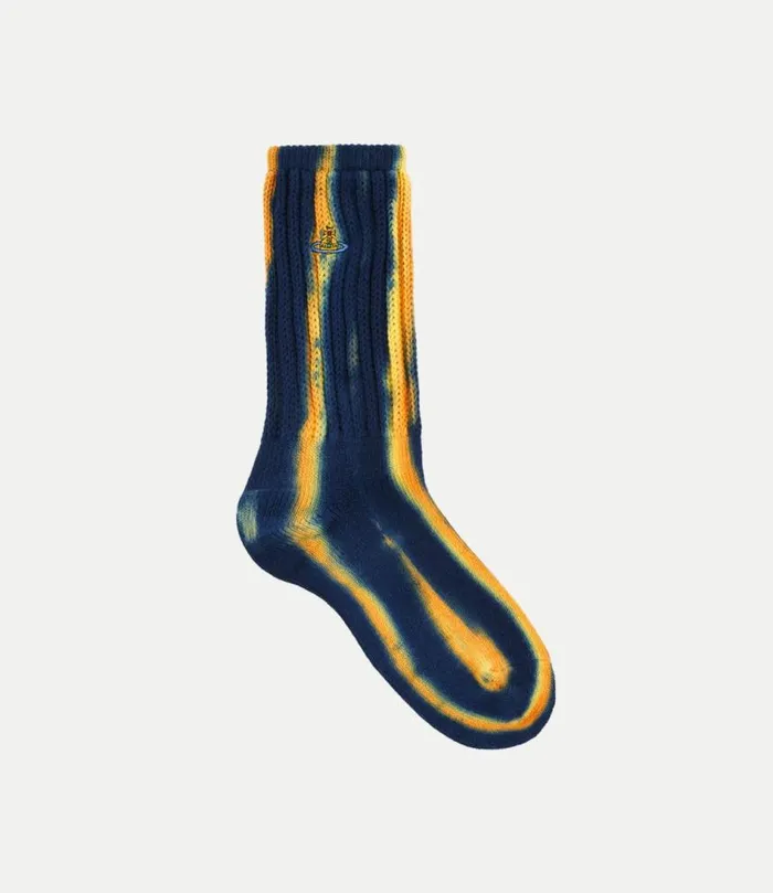 Socks And Tights Women Vivienne Westwood Ladies Socks In OrangePurple