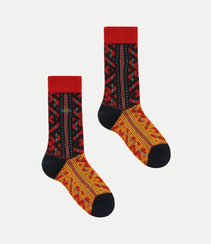 Socks And Tights Women Vivienne Westwood Ladies Socks In Red