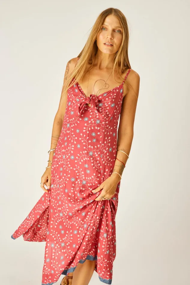 Sophie Dress Pinwheel Barn Red Women Natalie Martin Dresses Sophie Dress Pinwheel Barn Red Women Natalie Martin Dresses