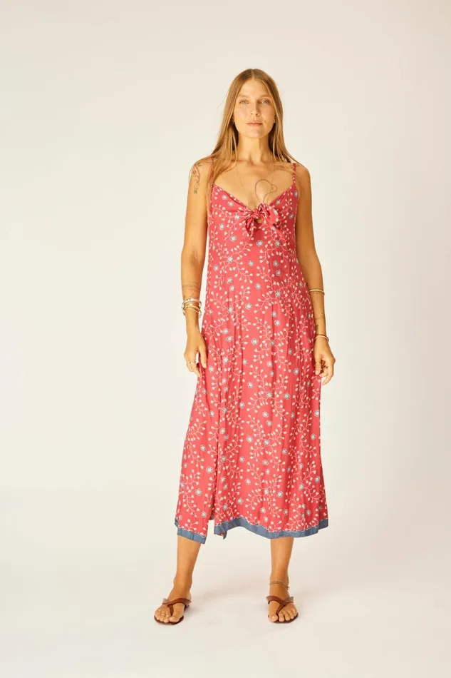 Sophie Dress Pinwheel Barn Red Women Natalie Martin Dresses Sophie Dress Pinwheel Barn Red Women Natalie Martin Dresses