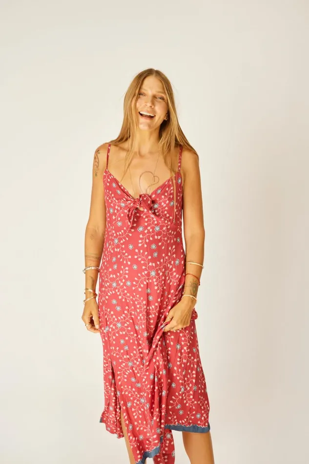 Sophie Dress Pinwheel Barn Red Women Natalie Martin Dresses Sophie Dress Pinwheel Barn Red Women Natalie Martin Dresses