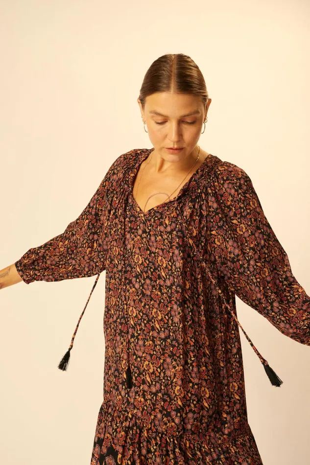 Stevie Dress Petite Fleur Noire Women Natalie Martin Dresses