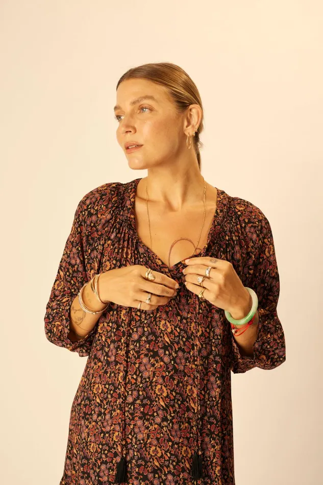 Stevie Dress Petite Fleur Noire Women Natalie Martin Dresses