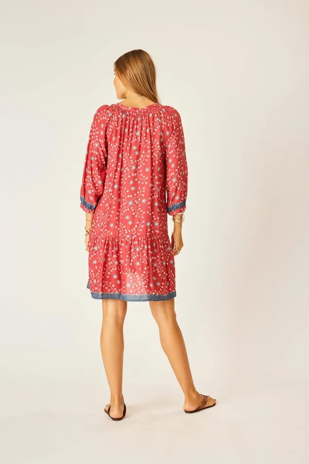 Stevie Dress Pinwheel Barn Red Women Natalie Martin Dresses Stevie Dress Pinwheel Barn Red Women Natalie Martin Dresses