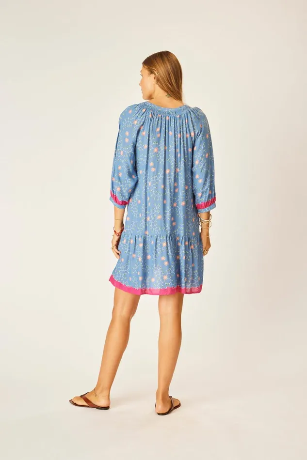 Stevie Dress Pinwheel Denim Women Natalie Martin Dresses Stevie Dress Pinwheel Denim Women Natalie Martin Dresses