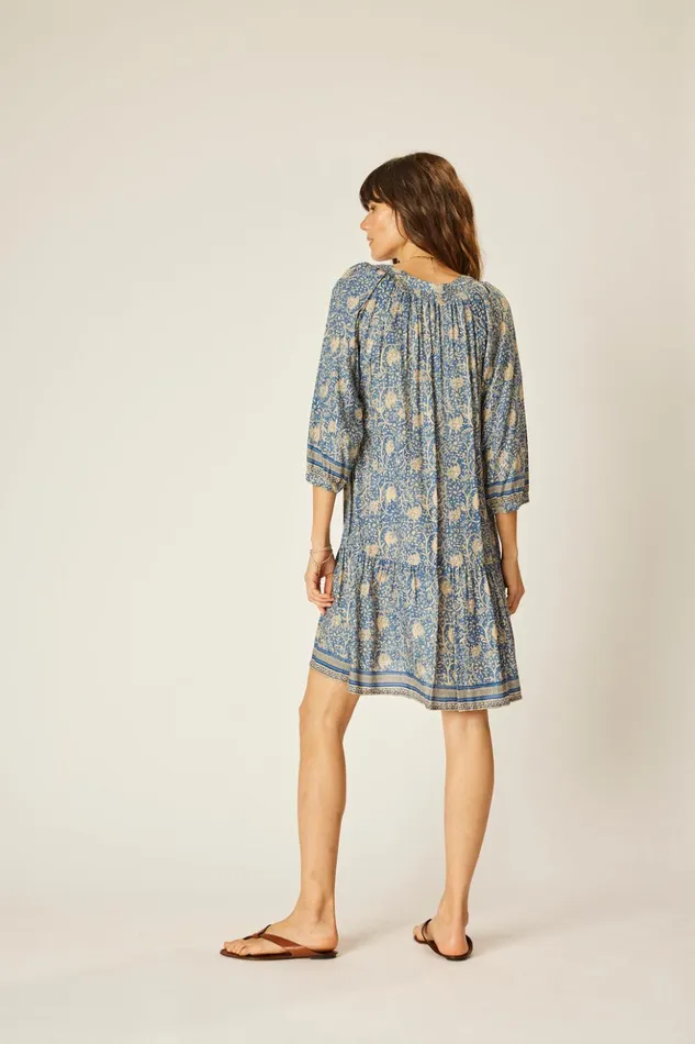 Stevie Dress Water Lily Blue Women Natalie Martin Dresses Stevie Dress Water Lily Blue Women Natalie Martin Dresses