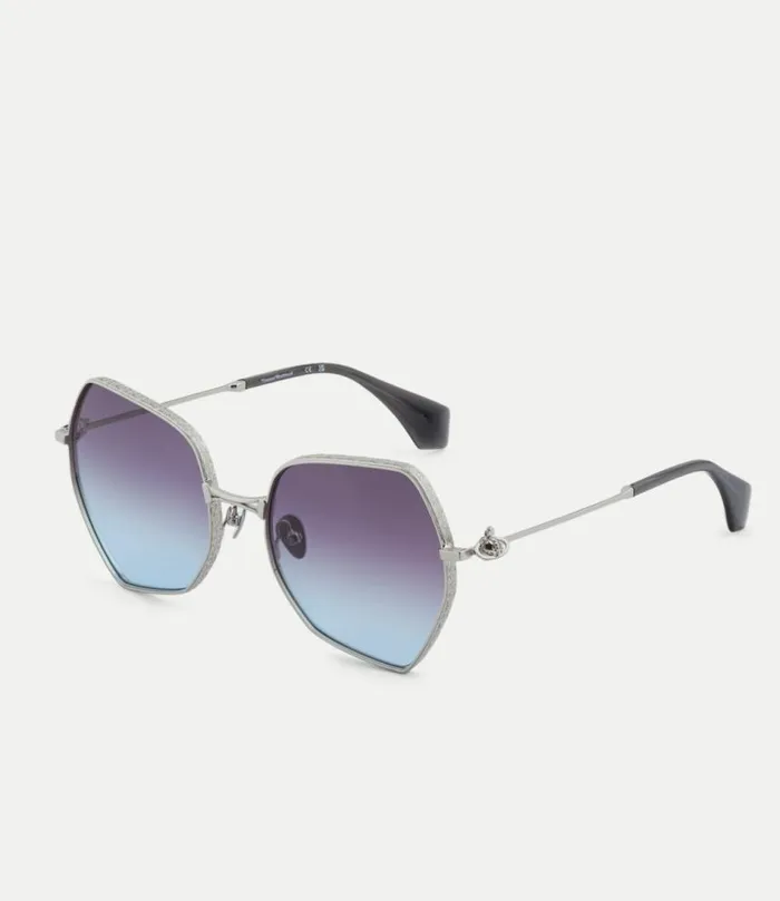 Sunglasses MenWomen Vivienne Westwood Hardware Orb Sunglasses In Silver
