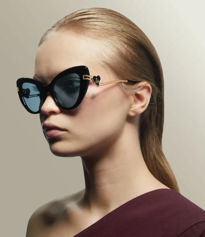 Sunglasses MenWomen Vivienne Westwood Liza Sunglasses In Black